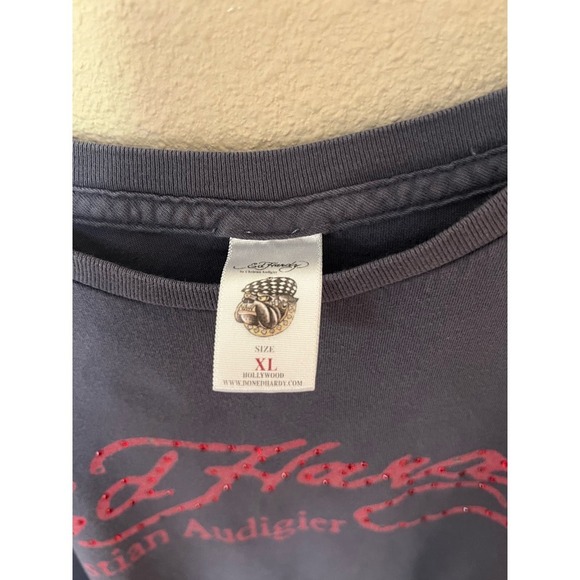 Ed Hardy Rhinestone Y2K Tee​ - Picture 6 of 6